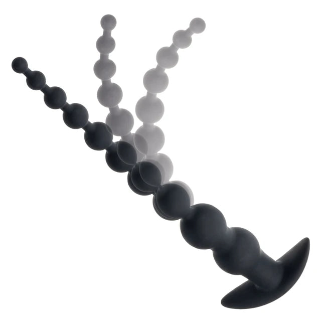 Calexotics Rechargeable X-10 Power Beads - Vibrating Flexible Anal Beads