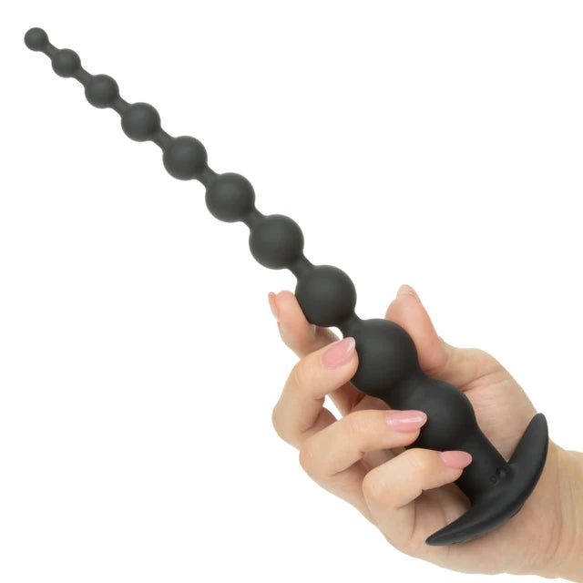 Calexotics Rechargeable X-10 Power Beads - Vibrating Flexible Anal Beads