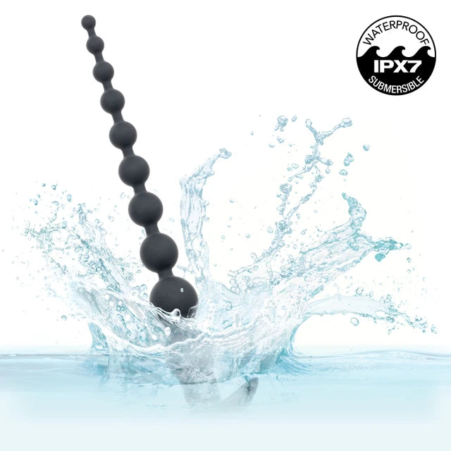 Calexotics Rechargeable X-10 Power Beads - Vibrating Flexible Anal Beads