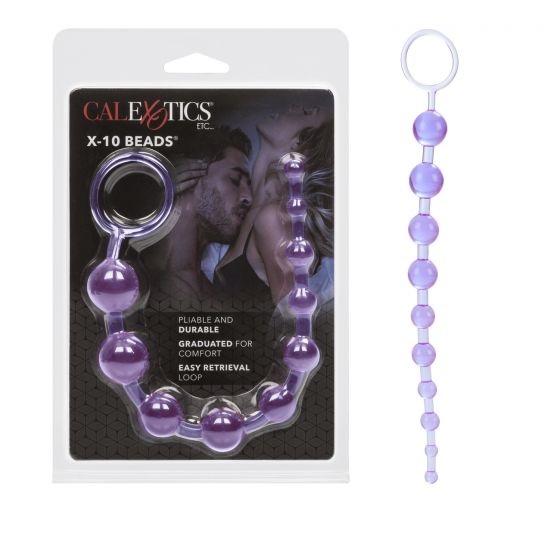 Calexotics X-10 Anal Beads Purple