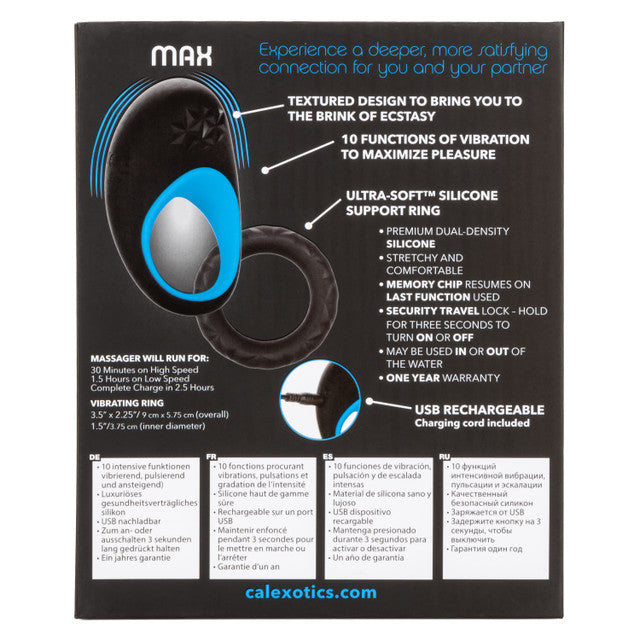 Calexotics Link Up Max Vibrating Cock Ring