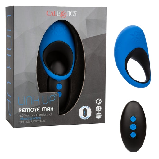 Calexotics Link Up Remote Max Vibrating Cock Ring with Remote
