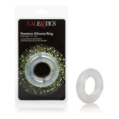 Calexotics Premium Silicone Cock Ring - XL Clear