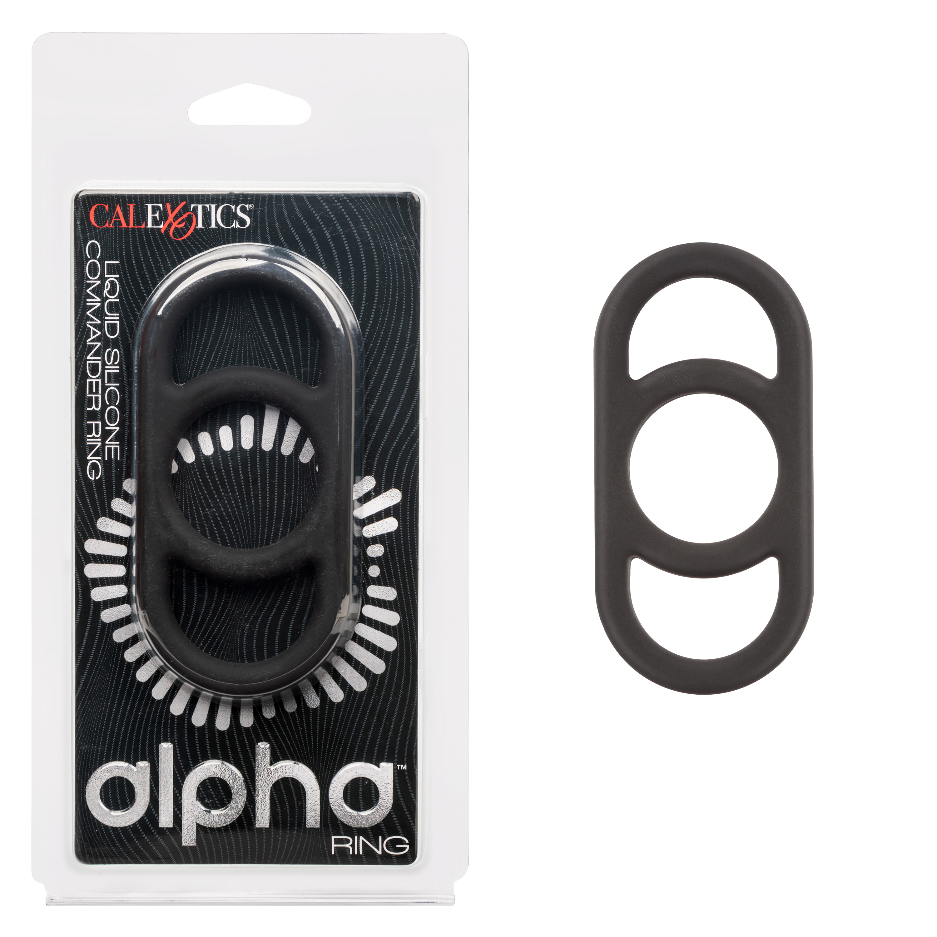 Calexotics Alpha Liquid Silicone Commander Ring - Black – Nightimelover