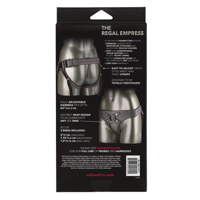 Calexotics Her Royal Harness The Regal Empress - Pewter