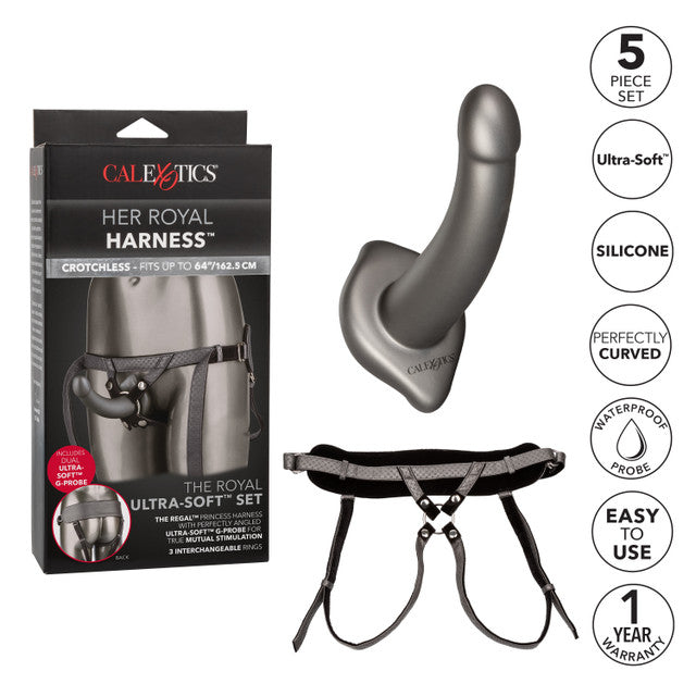 Calexotics Her Royal Harness The Royal Ultra-Soft Set
