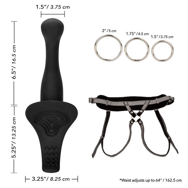 Calexotics Her Royal Harness The Royal Vibrating Set