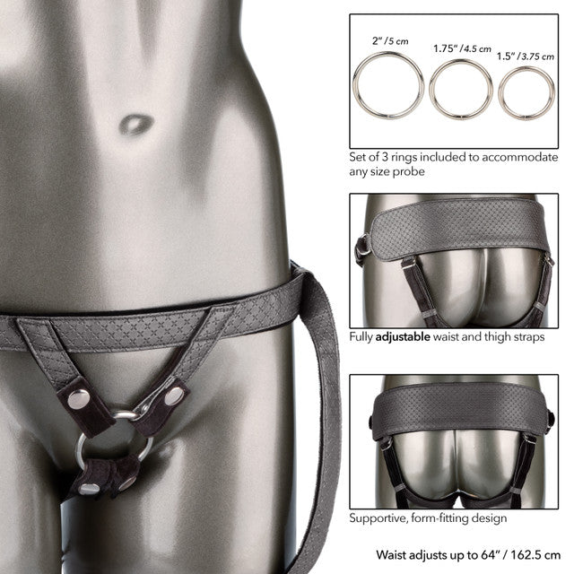 Calexotics Her Royal Harness The Royal Vibrating Set