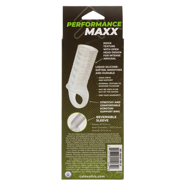 Calexotics Performance Maxx™ Liquid Silicone Reversible Sleeve