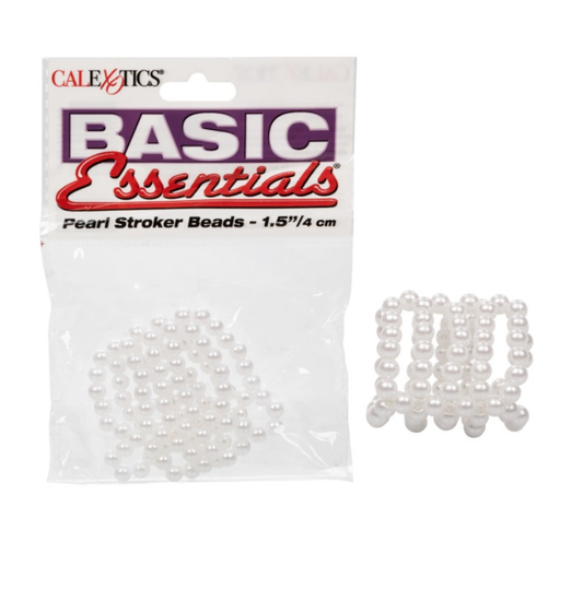 Calexotics Basic Essentials Pearl Stroker Beads 1.5"/3.75cm