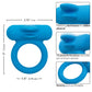 Calexotics Silicone Rechargeable Double Trouble Couples Ring Vibrator
