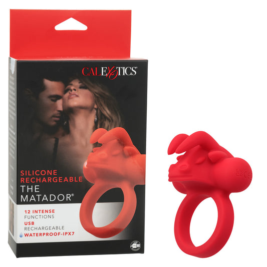 Calexotics Silicone Rechargeable The Matador Couples Ring Vibrator