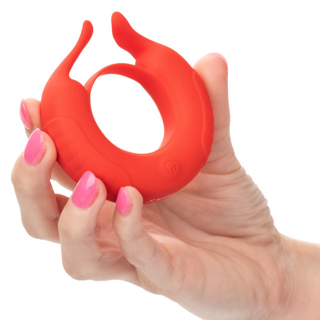 Calexotics Silicone Rechargeable Taurus Enhancer Couples Ring Vibrator