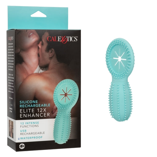 Calexotics Silicone Rechargeable Elite 12X Enhancer Couples Ring Vibrator