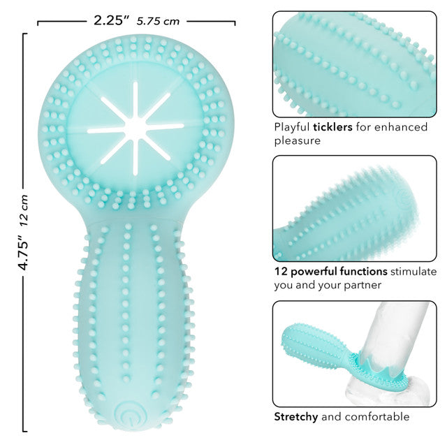 Calexotics Silicone Rechargeable Elite 12X Enhancer Couples Ring Vibrator