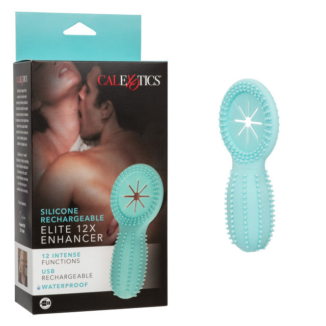 Calexotics Silicone Rechargeable Elite 12X Enhancer Couples Ring Vibrator