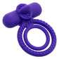 Calexotics Silicone Rechargeable Dual Climaxer Couples Ring Vibrator