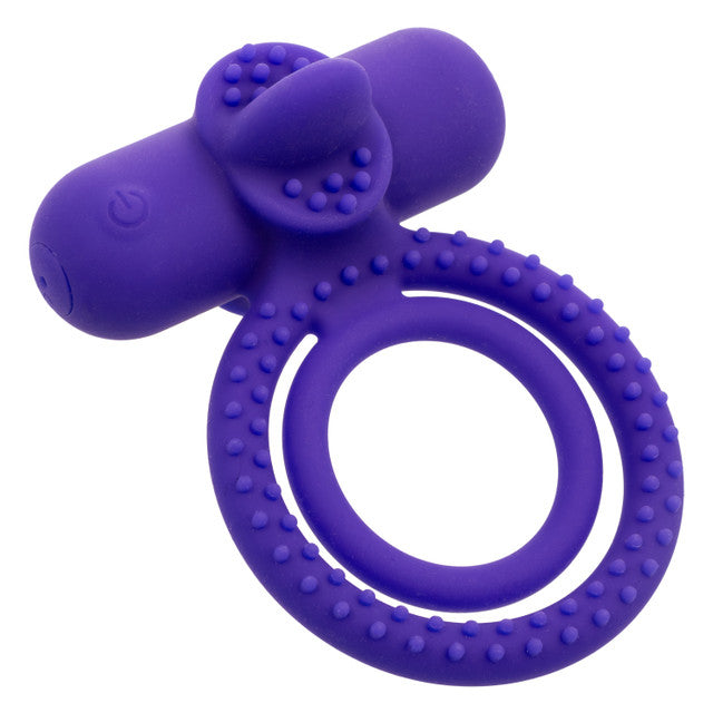 Calexotics Silicone Rechargeable Dual Climaxer Couples Ring Vibrator