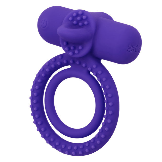 Calexotics Silicone Rechargeable Dual Climaxer Couples Ring Vibrator