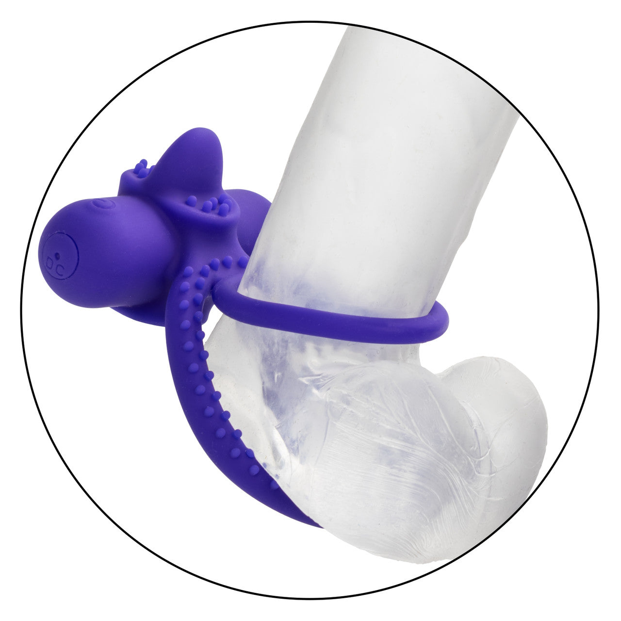Calexotics Silicone Rechargeable Dual Climaxer Couples Ring Vibrator