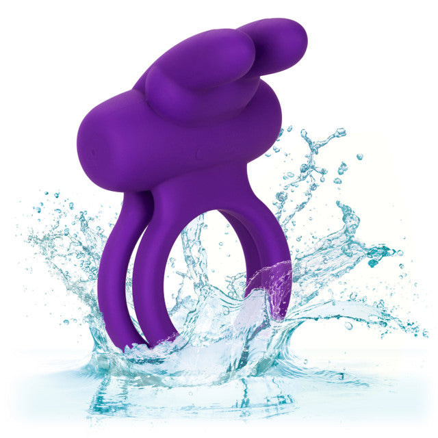 Calexotics Silicone Rechargeable Rockin Rabbit Couples Ring Vibrator
