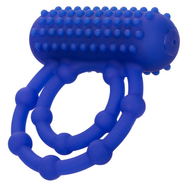 Calexotics Silicone Rechargeable 10 Bead Maximus Ring Couples Ring Vibrator