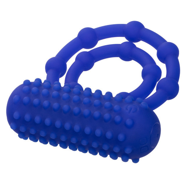 Calexotics Silicone Rechargeable 10 Bead Maximus Ring Couples Ring Vibrator
