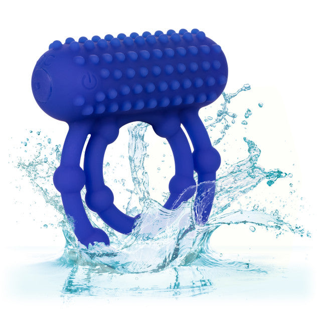 Calexotics Silicone Rechargeable 10 Bead Maximus Ring Couples Ring Vibrator
