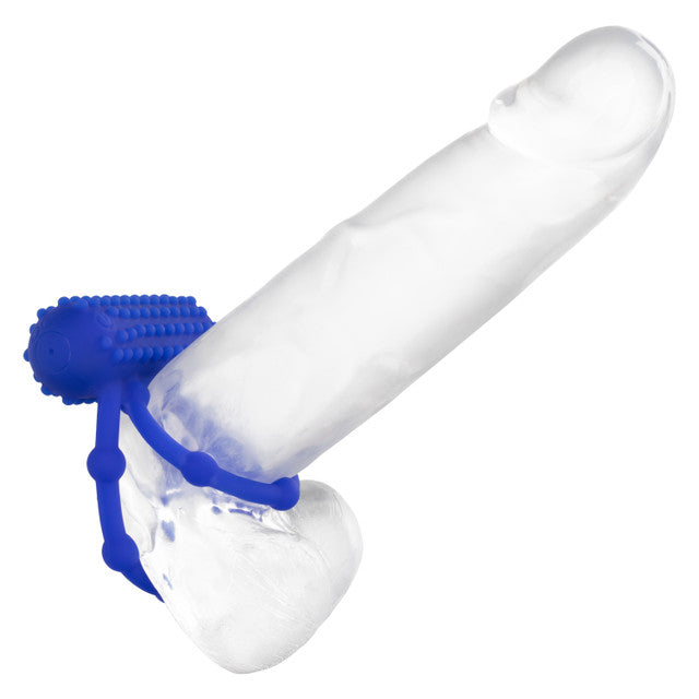 Calexotics Silicone Rechargeable 10 Bead Maximus Ring Couples Ring Vibrator