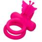 Calexotics Silicone Rechargeable Butterfly Dual Couples Ring Vibrator