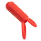 Calexotics Silicone Rechargeable Vertical Dual Enhancer Couples Ring Vibrator