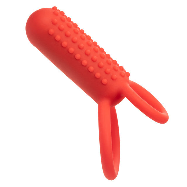 Calexotics Silicone Rechargeable Vertical Dual Enhancer Couples Ring Vibrator