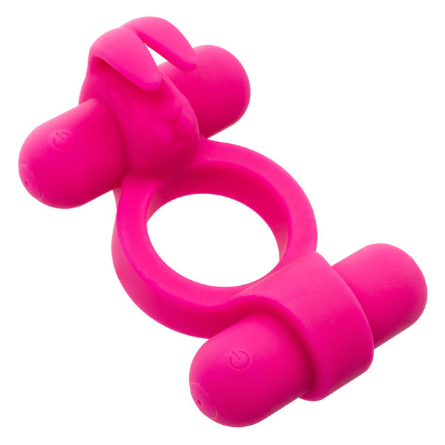 Calexotics Silicone Rechargeable Rockin’ Rabbit Couples Ring Vibrator
