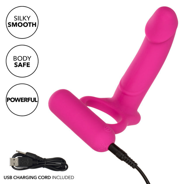 Calexotics Silicone Rechargeable Double Diver Couples Ring Vibrator
