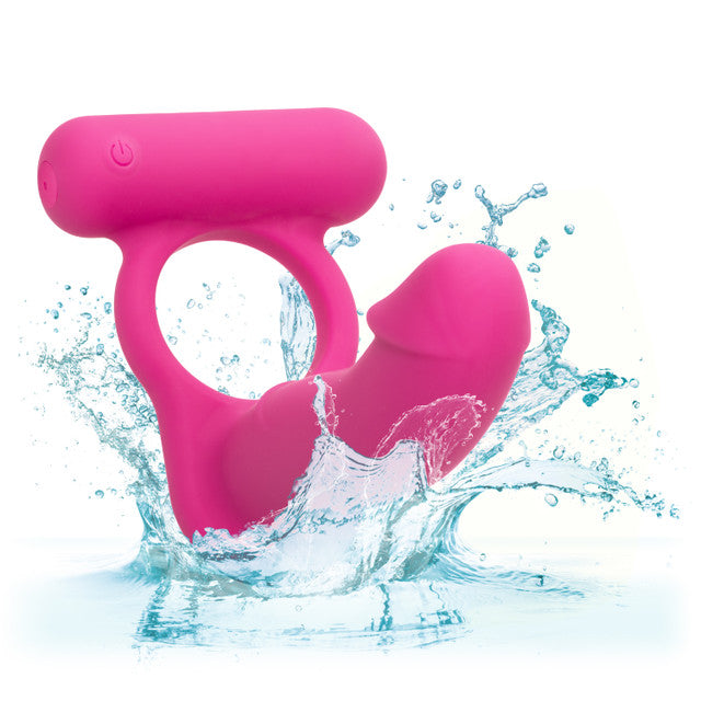 Calexotics Silicone Rechargeable Double Diver Couples Ring Vibrator
