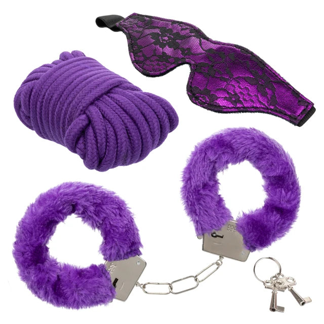 Calexotics Pleasure Kits Indulgent Collection - Purple BDSM Kit