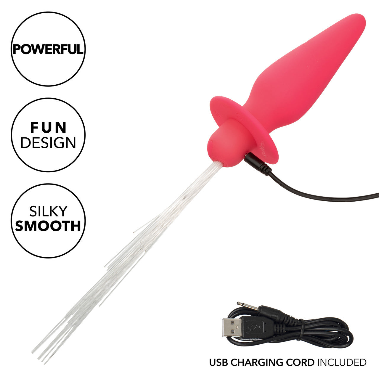 Calexotics Southern Lights™ Vibrating Light Up Anal Probe - Pink
