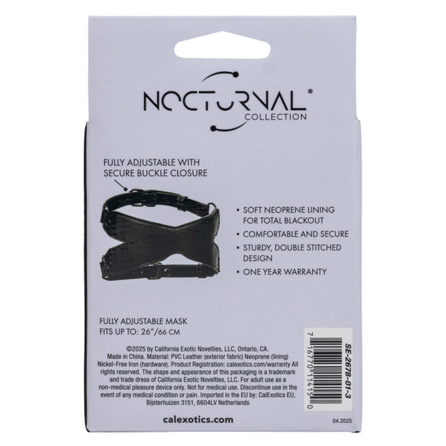 Calexotics Nocturnal® Collection X-Mask - Adjustable Blindfold Mask