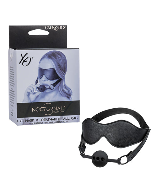 Calexotics Nocturnal® Collection Eye Mask & Breathable Ball Gag