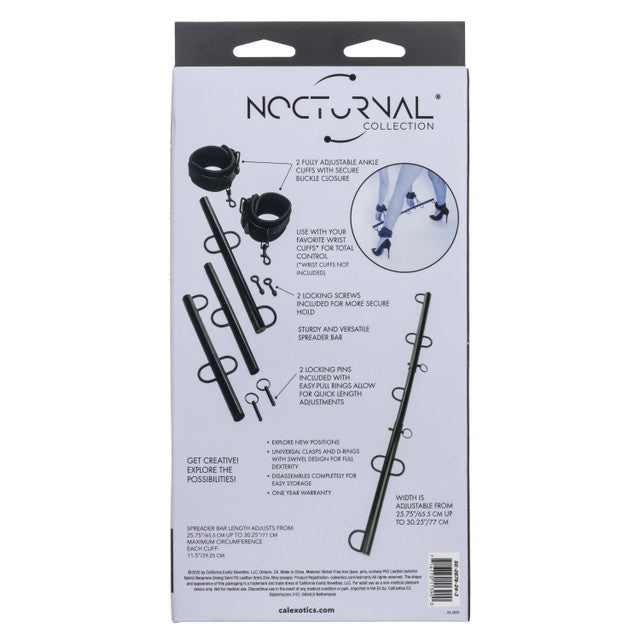 Calexotics Nocturnal® Collection Spreader Bar with Cuffs