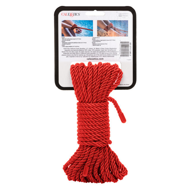 CalExotics Scandal BDSM Rope 10M Red