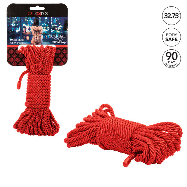 CalExotics Scandal BDSM Rope 10M Red