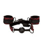 Calexotics Scandal Breathable Ball Gag With Cuffs