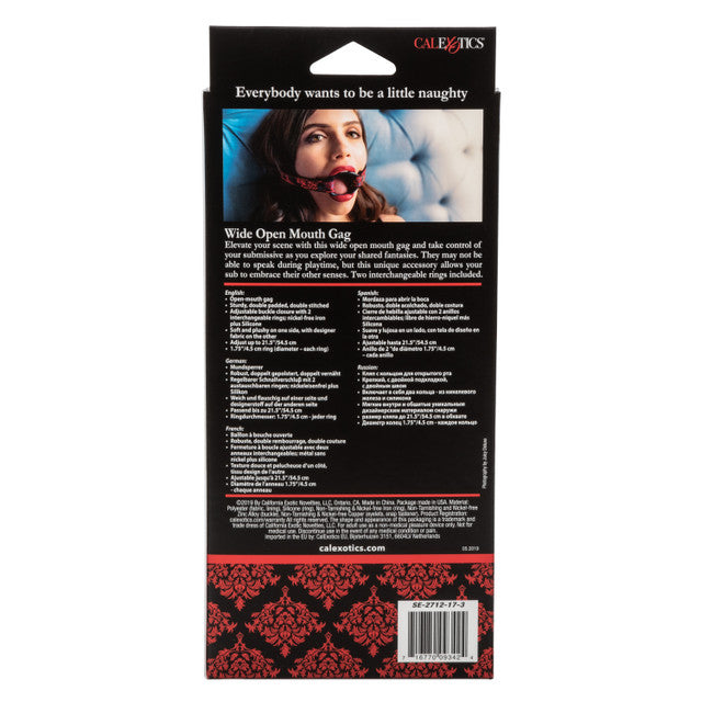Calexotics Scandal Wide Open Mouth Gag