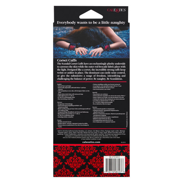 Calexotics Scandal Corset Cuffs