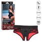 Calexotics Scandal Crotchless Pegging Panty Set Size S/M or L/XL