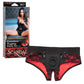 Calexotics Scandal Crotchless Pegging Panty Set Size S/M or L/XL