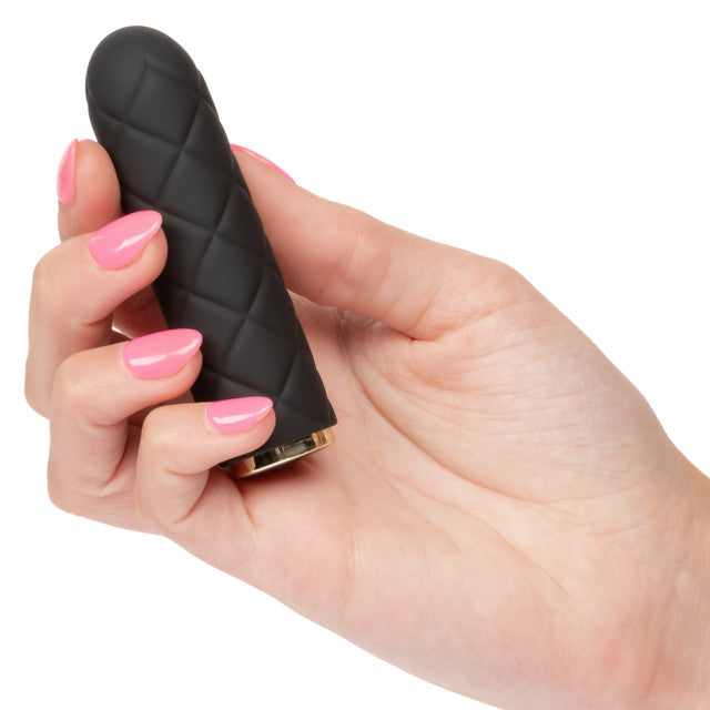 CalExotics Raven Quilted Seducer - Mini Bullet Vibrator