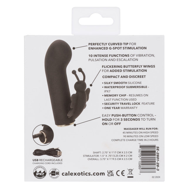 CalExotics Raven Butterfly - Mini Butterfly Rabbit G-Spot Vibrator