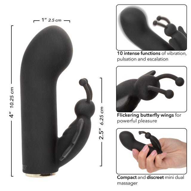 CalExotics Raven Butterfly - Mini Butterfly Rabbit G-Spot Vibrator